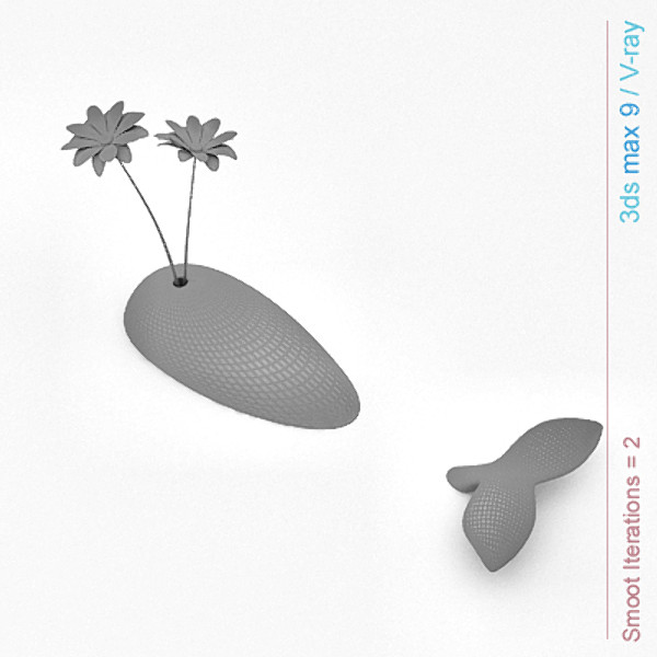 3d alessandro flowers whale vase - Whale vase by lajhar